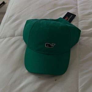 Vineyard Vines Green Whale Baseball Hat